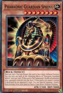 Pharaonic Guardian Sphinx⁣ - Lightning Overdrive⁣ (Common)⁣ [024]
