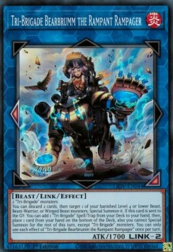 Tri-Brigade Bearbrumm the Rampant Rampager⁣ - Lightning Overdrive⁣ (Super Rare)⁣ [044]