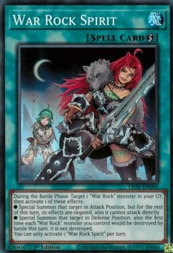 War Rock Spirit⁣ - Lightning Overdrive⁣ (Super Rare)⁣ [090]