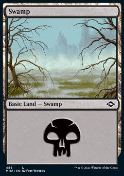 Swamp (V.3)⁣ - Modern Horizons 2: Extras⁣ (Land)⁣ [486]