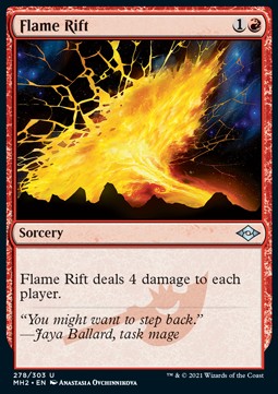Flame Rift (V.1)⁣ - Modern Horizons 2⁣ (Uncommon)⁣ [278]