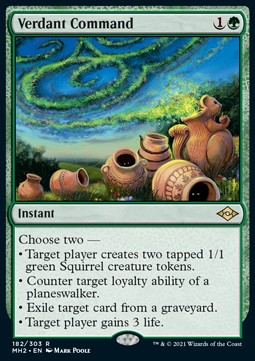 Verdant Command⁣ - Modern Horizons 2⁣ (Rare)⁣ [182]