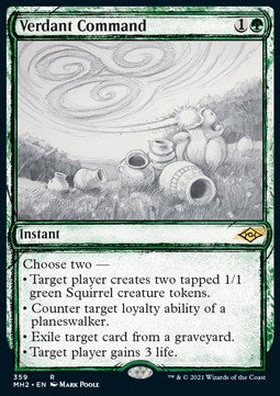Verdant Command⁣ - Modern Horizons 2: Extras⁣ (Rare)⁣ [359]