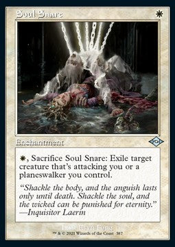 Soul Snare (V.1)⁣ - Modern Horizons 2: Extras⁣ (Uncommon)⁣ [387]