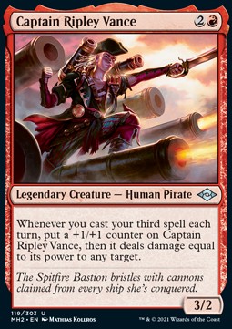 Captain Ripley Vance⁣ - Modern Horizons 2⁣ (Uncommon)⁣ [119]