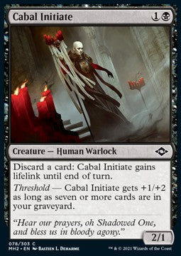 Cabal Initiate⁣ - Modern Horizons 2⁣ (Common)⁣ [78]