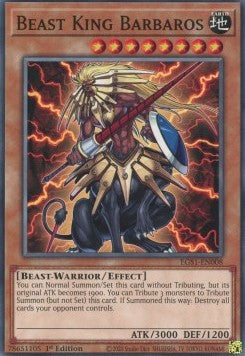 Beast King Barbaros⁣ - Egyptian God Deck: Slifer the Sky Dragon⁣ (Common)⁣ [008]