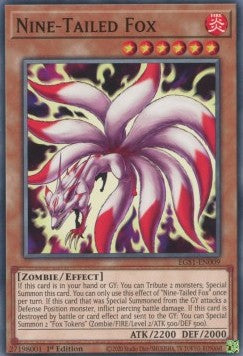 Nine-Tailed Fox⁣ - Egyptian God Deck: Slifer the Sky Dragon⁣ (Common)⁣ [009]