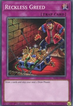 Reckless Greed⁣ - Egyptian God Deck: Slifer the Sky Dragon⁣ (Common)⁣ [035]