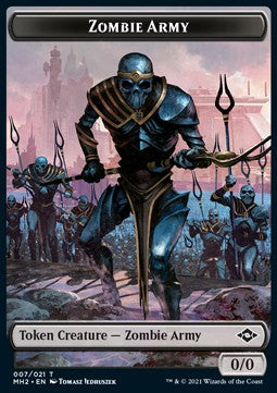 Zombie Army Token (Black 0/0)⁣ - Modern Horizons 2: Extras⁣ (Token)⁣ [T07]
