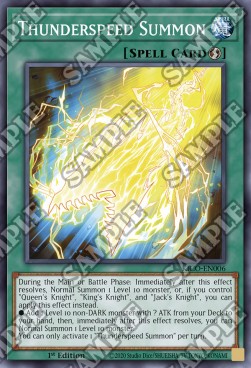 Thunderspeed Summon⁣ - King's Court⁣ (Super Rare)⁣ [006]
