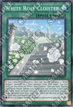 White Rose Cloister⁣ - King's Court⁣ (Super Rare)⁣ [019]