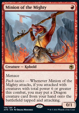 Minion of the Mighty⁣ - Adventures in the Forgotten Realms⁣ (Rare)⁣ [156]