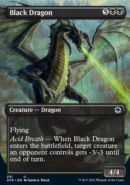 Black Dragon⁣ - Adventures in the Forgotten Realms: Extras⁣ (Uncommon)⁣ [291]