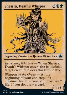 Shessra, Death's Whisper⁣ - Adventures in the Forgotten Realms: Extras⁣ (Uncommon)⁣ [345]