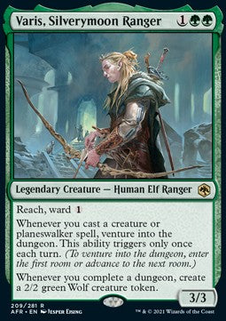 Varis, Silverymoon Ranger⁣ - Adventures in the Forgotten Realms⁣ (Rare)⁣ [209]