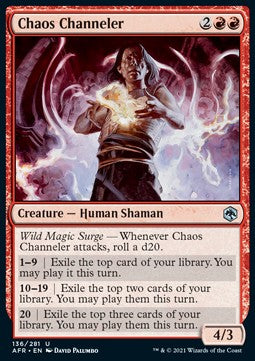 Chaos Channeler⁣ - Adventures in the Forgotten Realms⁣ (Uncommon)⁣ [136]