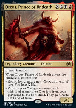 Orcus, Prince of Undeath⁣ - Adventures in the Forgotten Realms⁣ (Rare)⁣ [229]