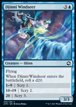 Djinni Windseer⁣ - Adventures in the Forgotten Realms⁣ (Common)⁣ [55]