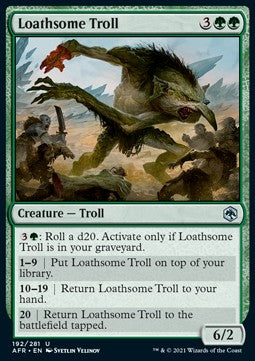 Loathsome Troll⁣ - Adventures in the Forgotten Realms⁣ (Uncommon)⁣ [192]