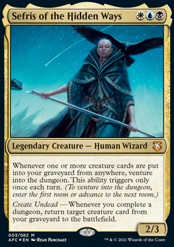 Sefris of the Hidden Ways⁣ - Commander: Adventures in the Forgotten Realms⁣ (Mythic)⁣ [3]