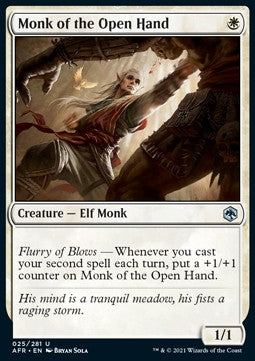Monk of the Open Hand⁣ - Adventures in the Forgotten Realms⁣ (Uncommon)⁣ [25]