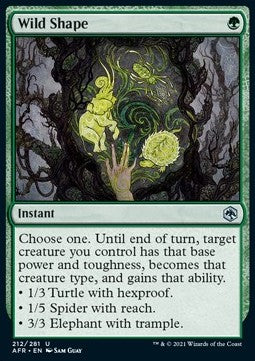 Wild Shape⁣ - Adventures in the Forgotten Realms⁣ (Uncommon)⁣ [212]