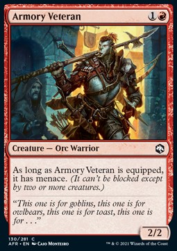 Armory Veteran⁣ - Adventures in the Forgotten Realms⁣ (Common)⁣ [130]