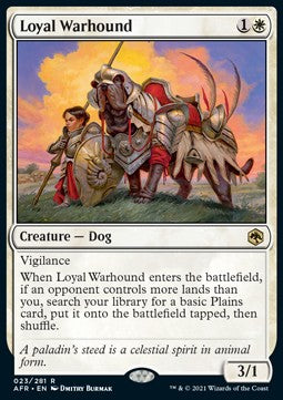 Loyal Warhound⁣ - Adventures in the Forgotten Realms⁣ (Rare)⁣ [23]