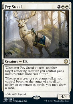Fey Steed⁣ - Commander: Adventures in the Forgotten Realms⁣ (Rare)⁣ [5]