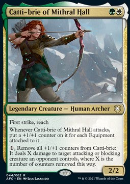 Catti-brie of Mithral Hall⁣ - Commander: Adventures in the Forgotten Realms⁣ (Rare)⁣ [44]