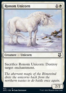 Ronom Unicorn⁣ - Commander: Adventures in the Forgotten Realms⁣ (Common)⁣ [71]