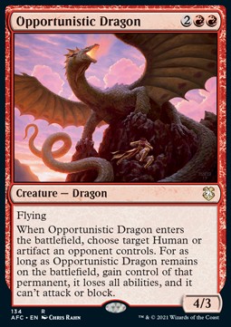 Opportunistic Dragon⁣ - Commander: Adventures in the Forgotten Realms⁣ (Rare)⁣ [134]