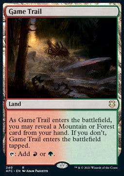 Game Trail⁣ - Commander: Adventures in the Forgotten Realms⁣ (Rare)⁣ [240]
