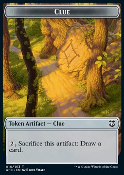 Clue Token // Treasure Token⁣ - Commander: Adventures in the Forgotten Realms: Extras⁣ (Token)⁣ [T 10/15]