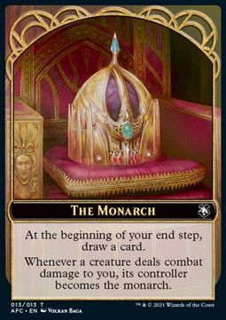 The Monarch // Dragon Spirit Token (RG 5/4)⁣ - Commander: Adventures in the Forgotten Realms: Extras⁣ (Token)⁣ [T 13/9]