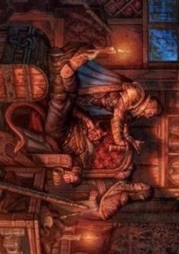 Art Series: Long Rest (V.1)⁣ - Adventures in the Forgotten Realms: Extras⁣ (Tip Card)⁣ [A51]