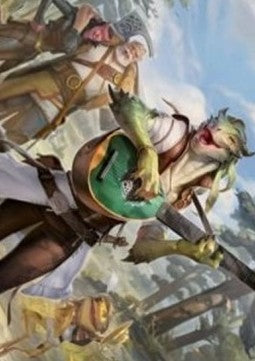 Art Series: Wandering Troubadour (V.1)⁣ - Adventures in the Forgotten Realms: Extras⁣ (Tip Card)⁣ [A64]