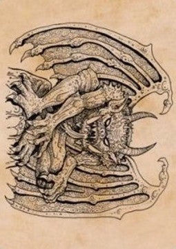 Art Series: Cloister Gargoyle (V.1)⁣ - Adventures in the Forgotten Realms: Extras⁣ (Tip Card)⁣ [A65]
