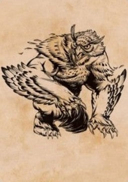 Art Series: Owlbear (V.3)⁣ - Adventures in the Forgotten Realms: Extras⁣ (Tip Card)⁣ [A76]