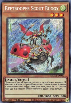 Beetrooper Scout Buggy (V.1 - Secret Rare)⁣ - Dawn of Majesty⁣ (Secret Rare)⁣ [000]