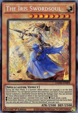 The Iris Swordsoul (V.1 - Secret Rare)⁣ - Dawn of Majesty⁣ (Secret Rare)⁣ [009]