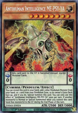 Antihuman Intelligence ME-PSY-YA (V.1 - Secret Rare)⁣ - Dawn of Majesty⁣ (Secret Rare)⁣ [024]