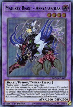 Magikey Beast - Ansyalabolas⁣ - Dawn of Majesty⁣ (Super Rare)⁣ [036]
