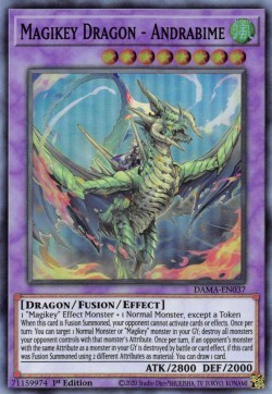 Magikey Dragon - Andrabime⁣ - Dawn of Majesty⁣ (Super Rare)⁣ [037]