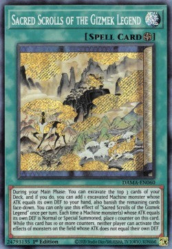 Sacred Scrolls of the Gizmek Legend⁣ - Dawn of Majesty⁣ (Secret Rare)⁣ [060]