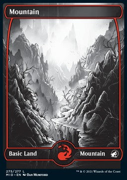 Mountain (V.2)⁣ - Innistrad: Midnight Hunt⁣ (Land)⁣ [275]