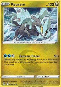 Kyurem⁣ - Evolving Skies⁣ (Holo Rare)⁣ [116]