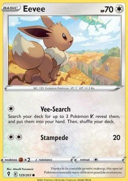 Eevee⁣ - Evolving Skies⁣ (Common)⁣ [125]