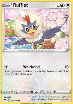 Rufflet⁣ - Evolving Skies⁣ (Common)⁣ [136]